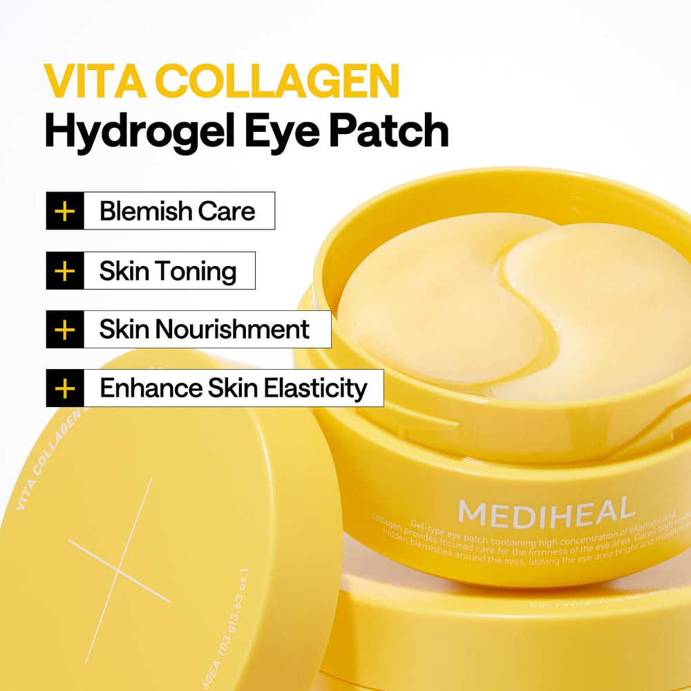 Mediheal Vita Collagen jar with sealing cap for freshness and easy storage.