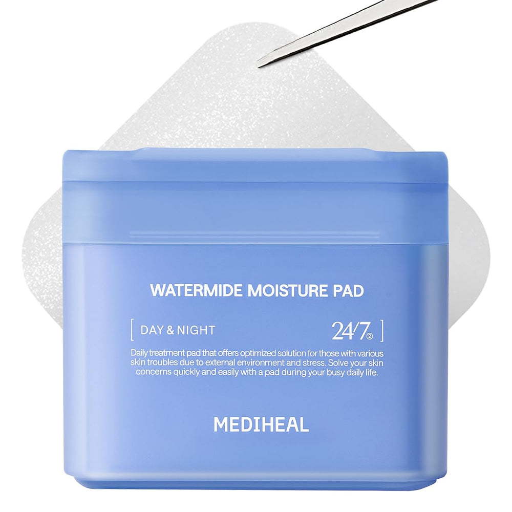 Mediheal Watermide Pad closeup hydration soothes dry skin.