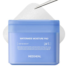 Mediheal Watermide Pad closeup hydration soothes dry skin.