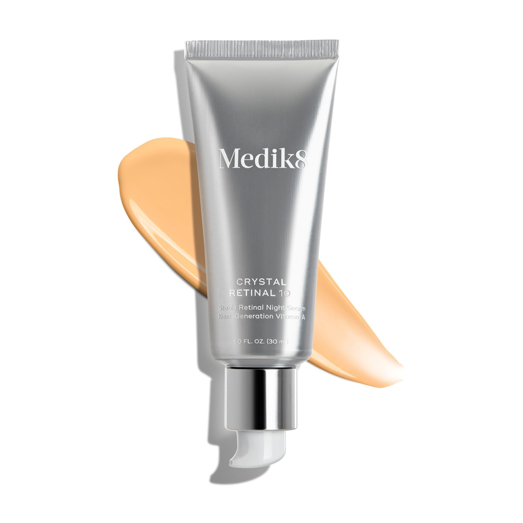 Medik8 Crystal Retinal 10 gluten-free packaging highlighting suitability.