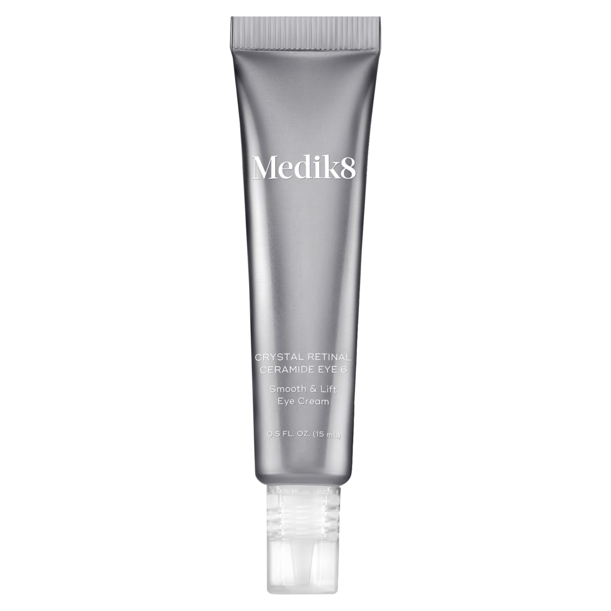 Medik8 Crystal Retinal Ceramide Eye 6 bottle — gentle vitamin A for smoother eye area.