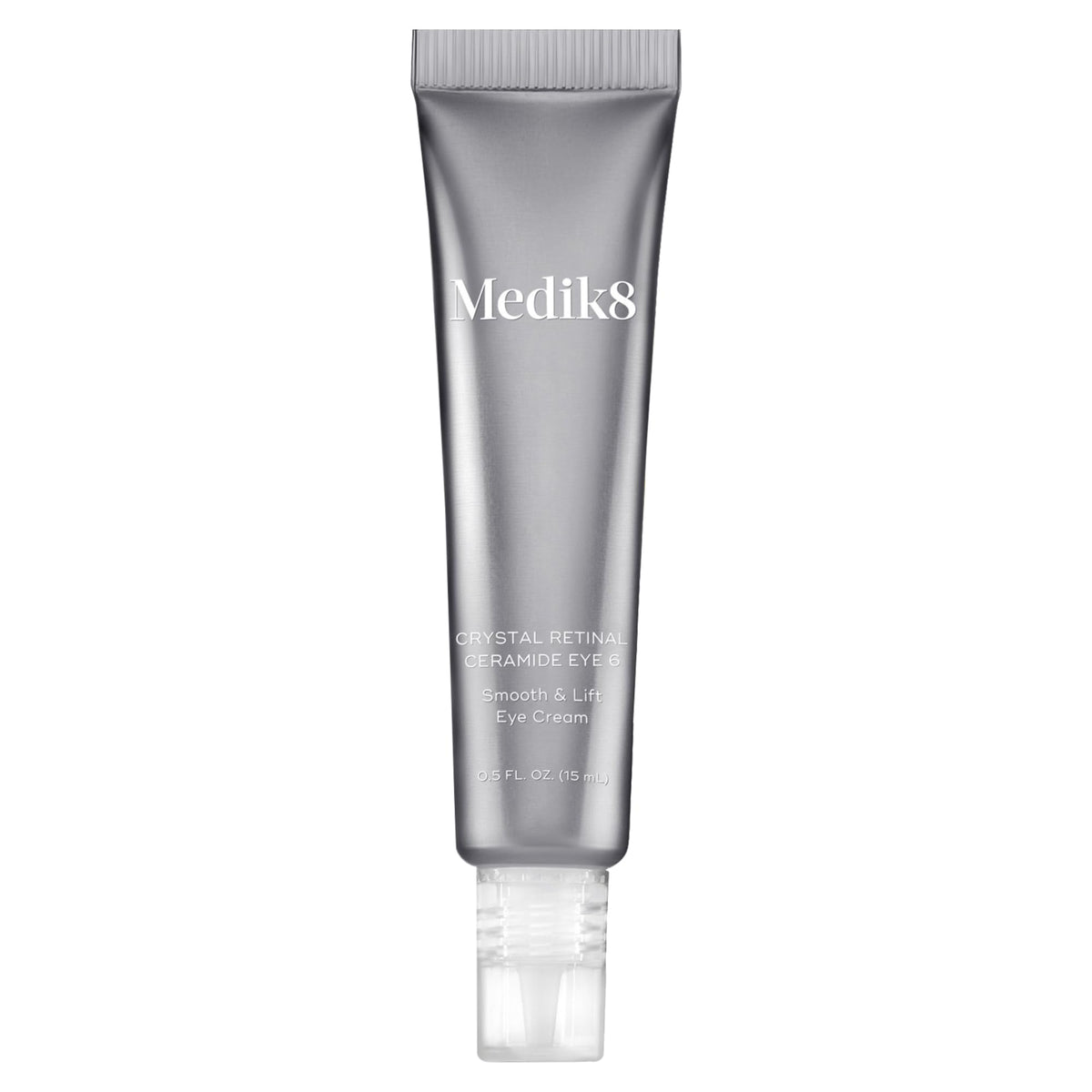 Medik8 Crystal Retinal Ceramide Eye 6 bottle — gentle vitamin A for smoother eye area.