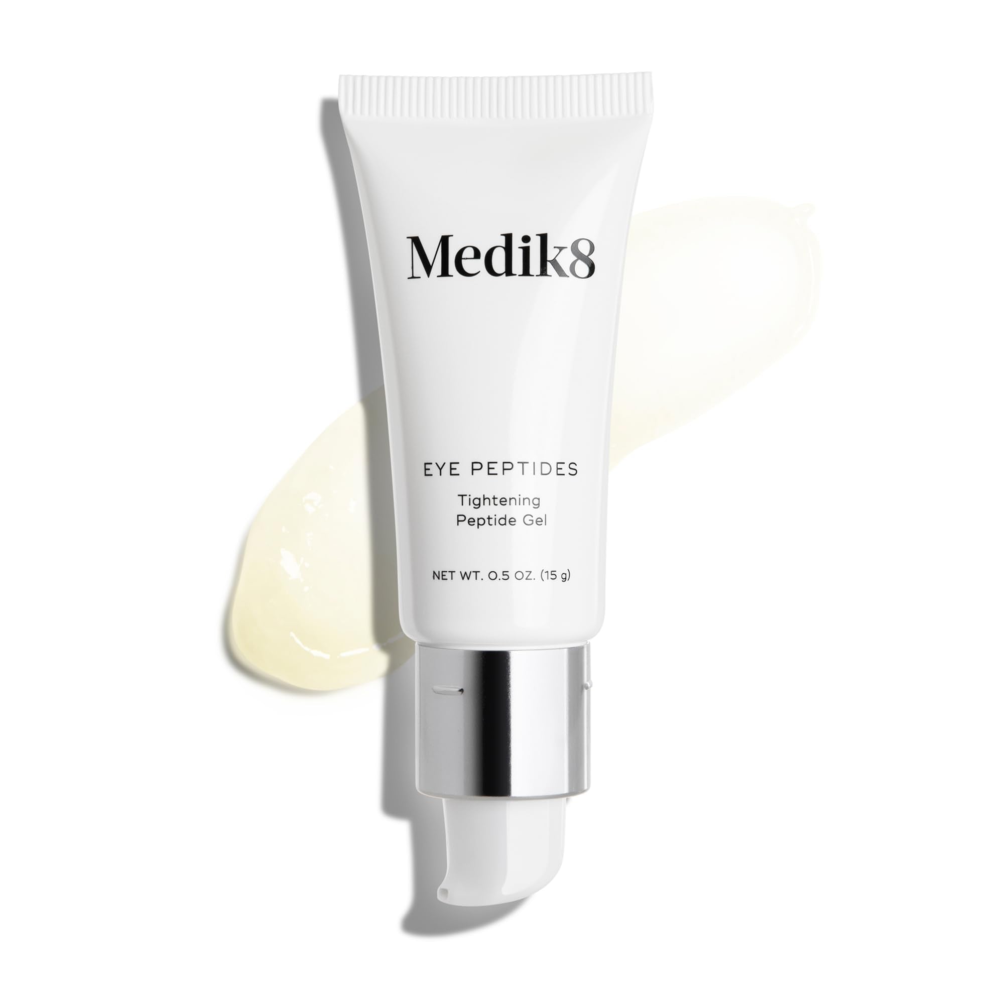 Medik8 Eye Peptides Gel makeup-base ready—creates smooth base for concealer.