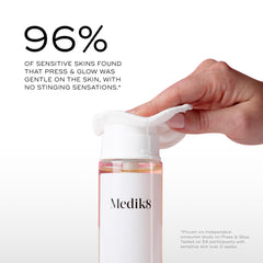 Medik8 Press and Glow toner ingredients prickly pear provide soothing hydration for skin.