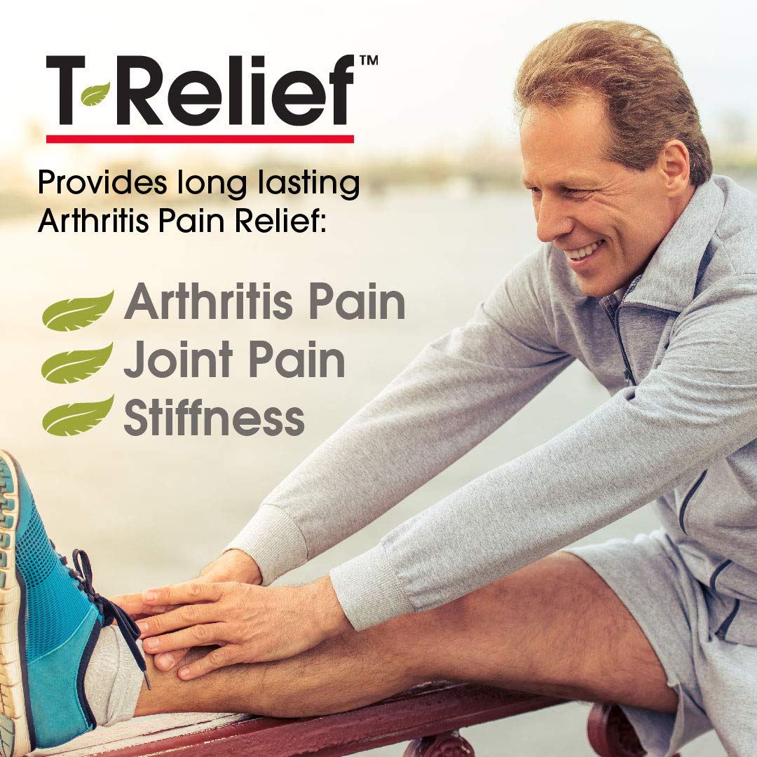MediNatura T-Relief hands and knee pain area indicating joint relief use.