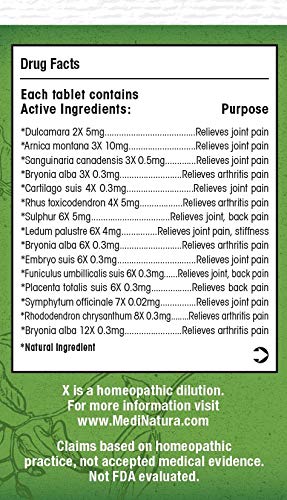 MediNatura T-Relief quick-dissolve tablets for fast joint comfort