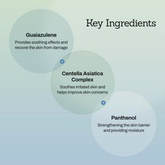 MEDITHERAPY Blue Centella Calming Cream swatch reveals lightweight, non-sticky hydration