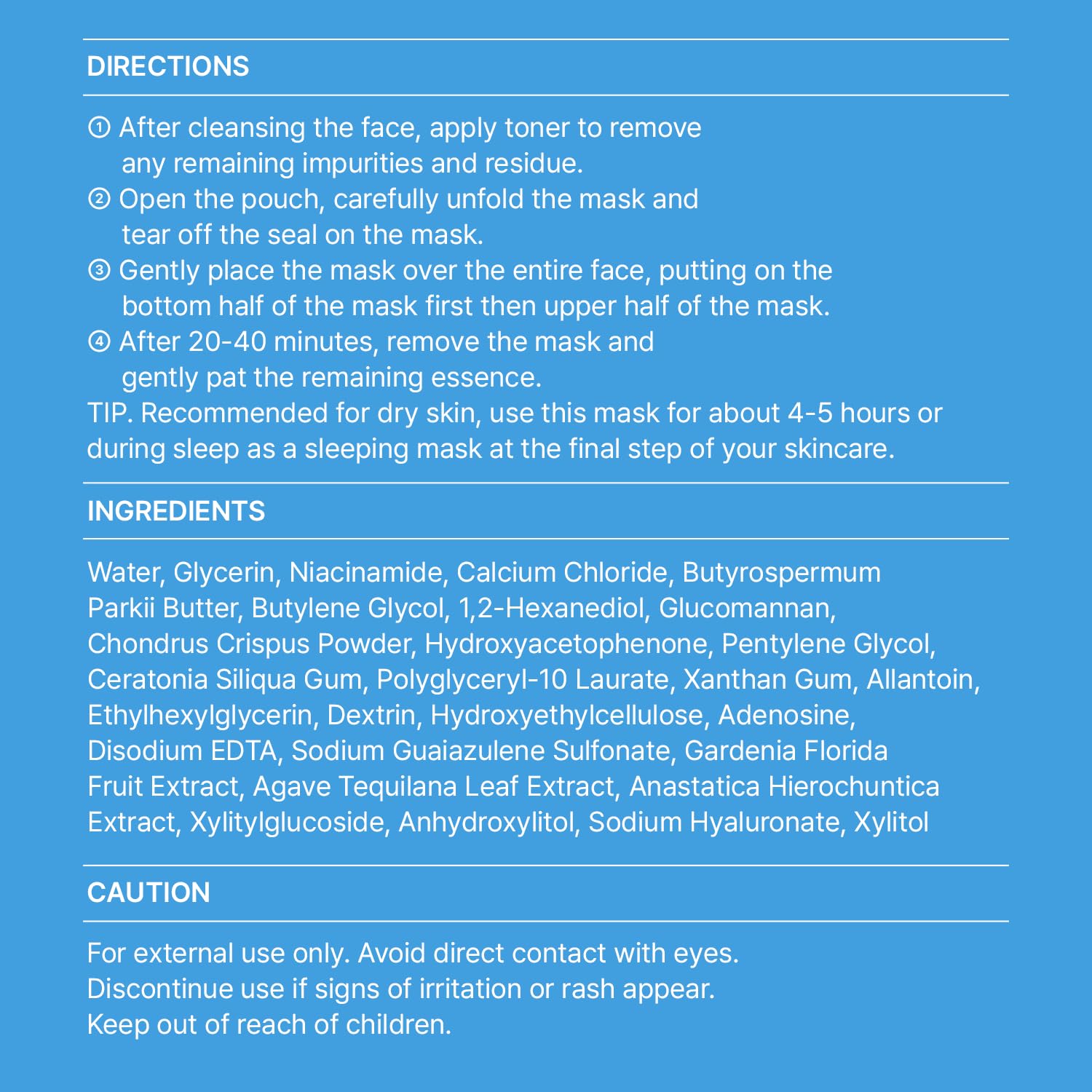 MEDITHERAPY Bluelayer Water Dome Mask glow enhancement on skin