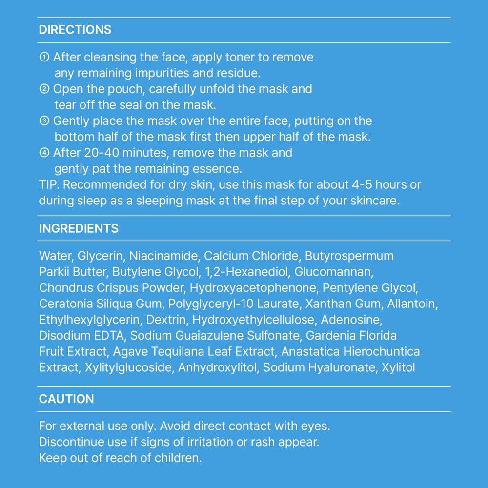 MEDITHERAPY Bluelayer Water Dome Mask glow enhancement on skin