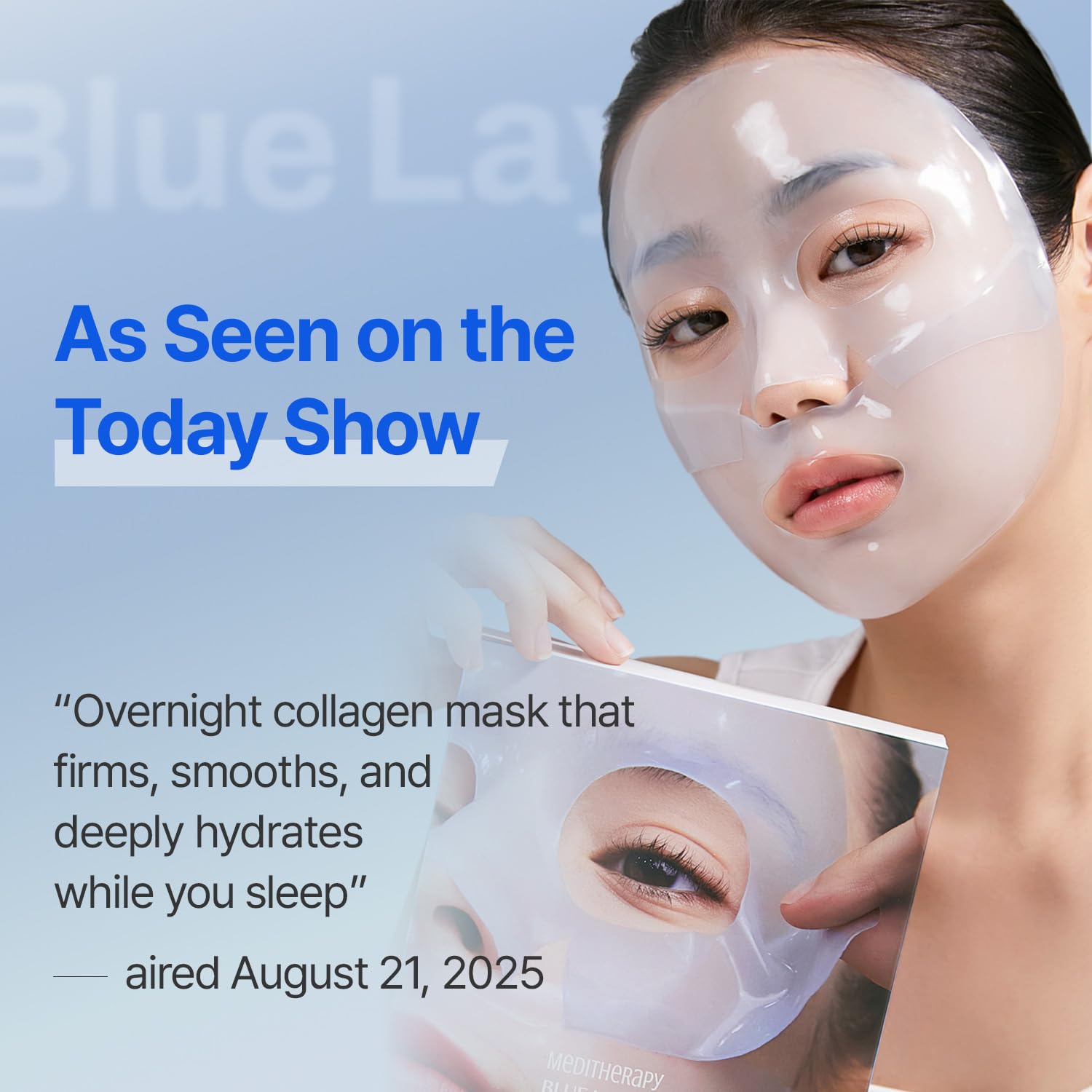 MEDITHERAPY Bluelayer Water Dome Mask night application for overnight moisture