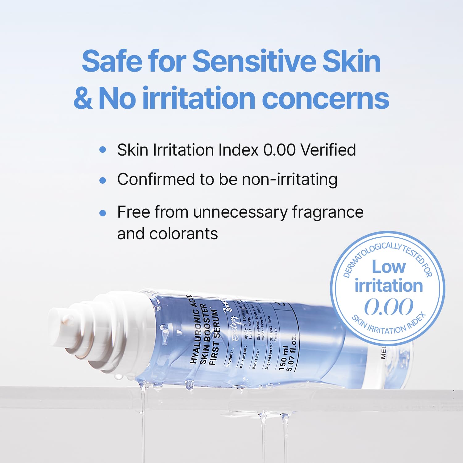 Meditherapy Hyaluronic Serum on face and neck suggests multi-area use