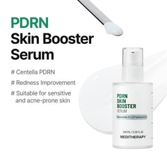 MEDITHERAPY PDRN serum pump delivers gentle hydrating actives for sensitive skin.