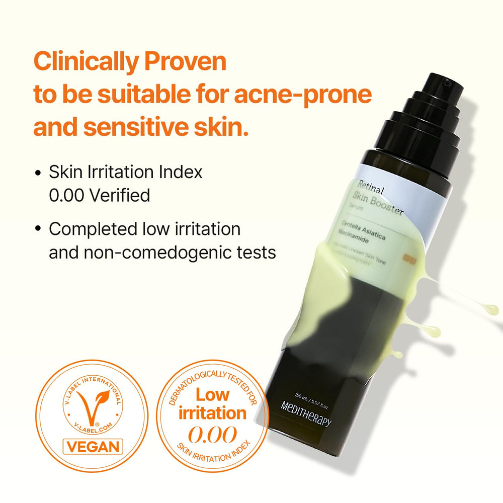 Pores and skin texture after applying MEDITHERAPY retinal serum