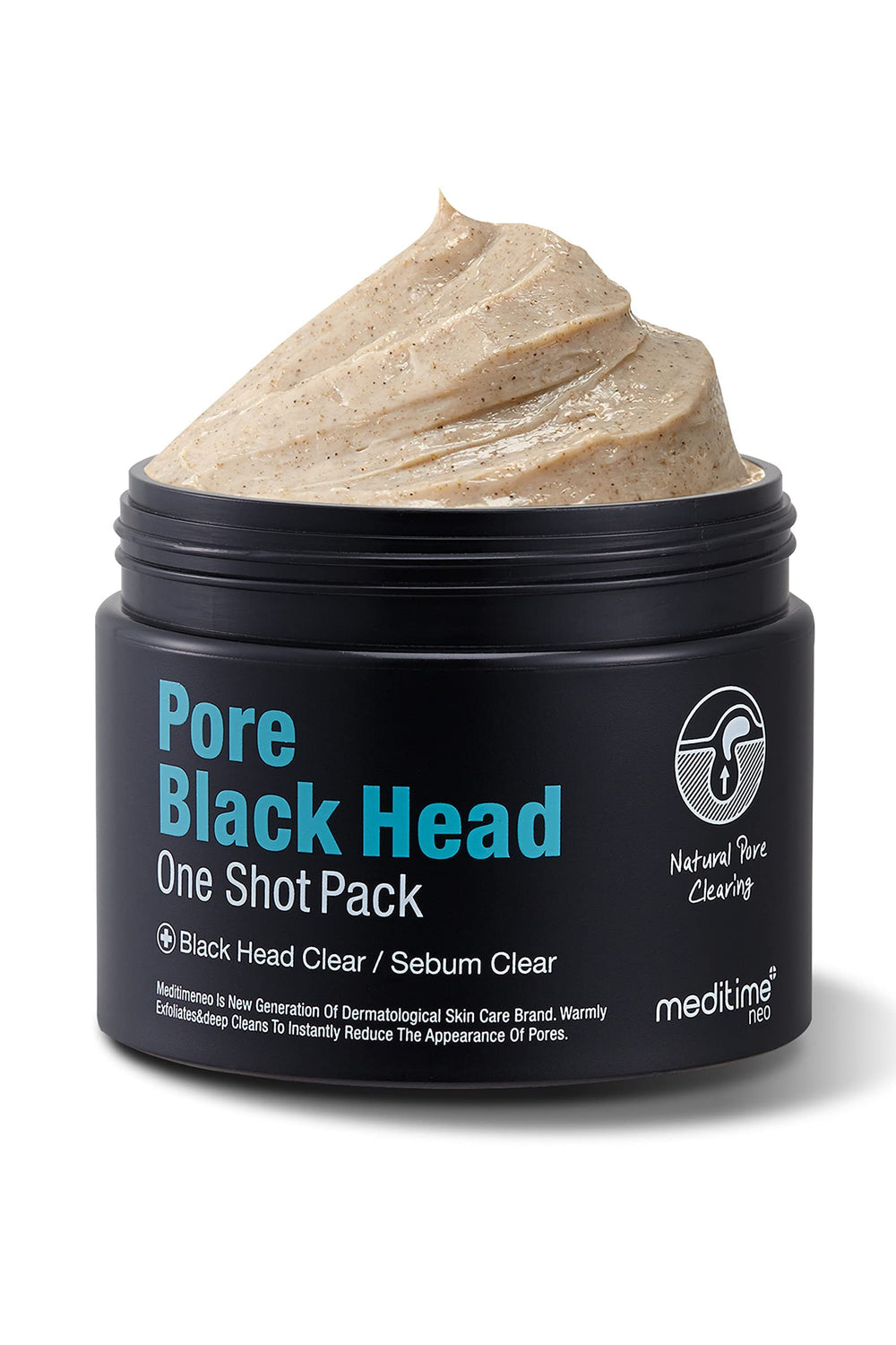 Meditime Pore Blackhead One Shot packaging for easy at-home pore detox.