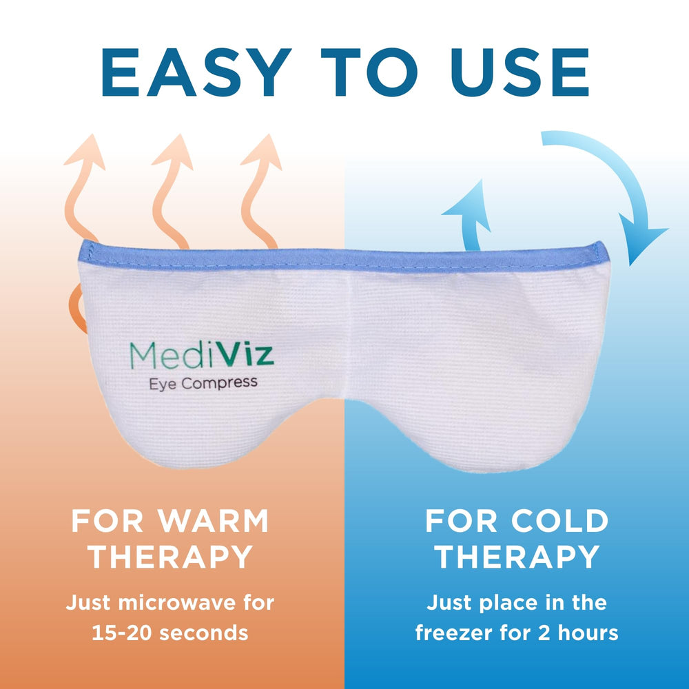 MEDIVIZ eye mask in freezer for cold-relief sessions