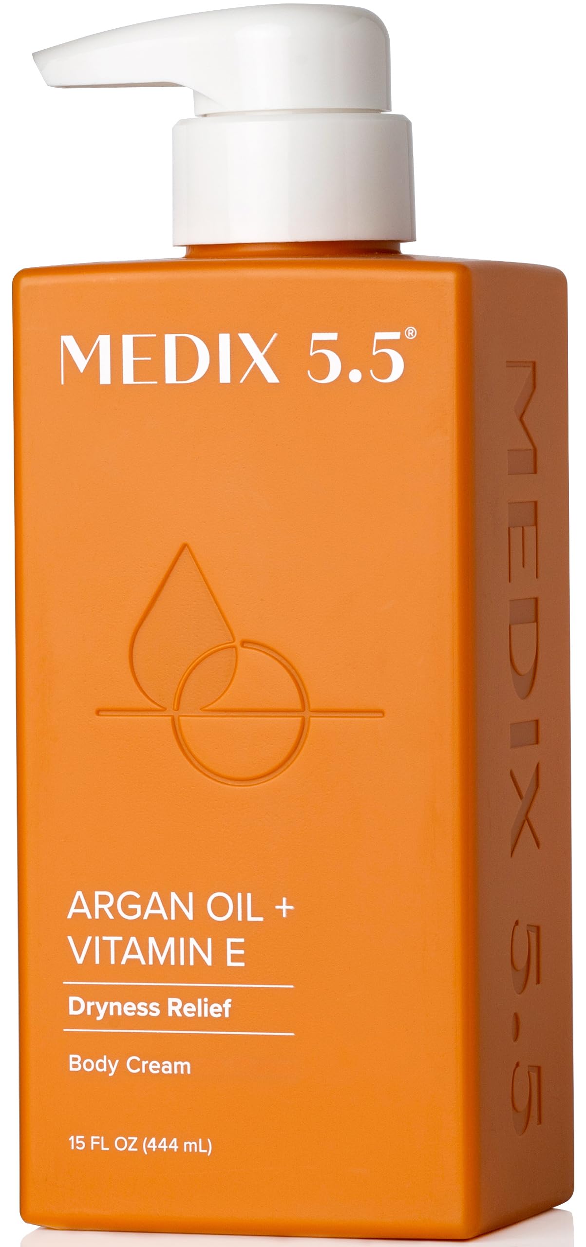 Medix 5.5 Argan Oil Cream bottle for deep moisturization and smooth, hydrated skin