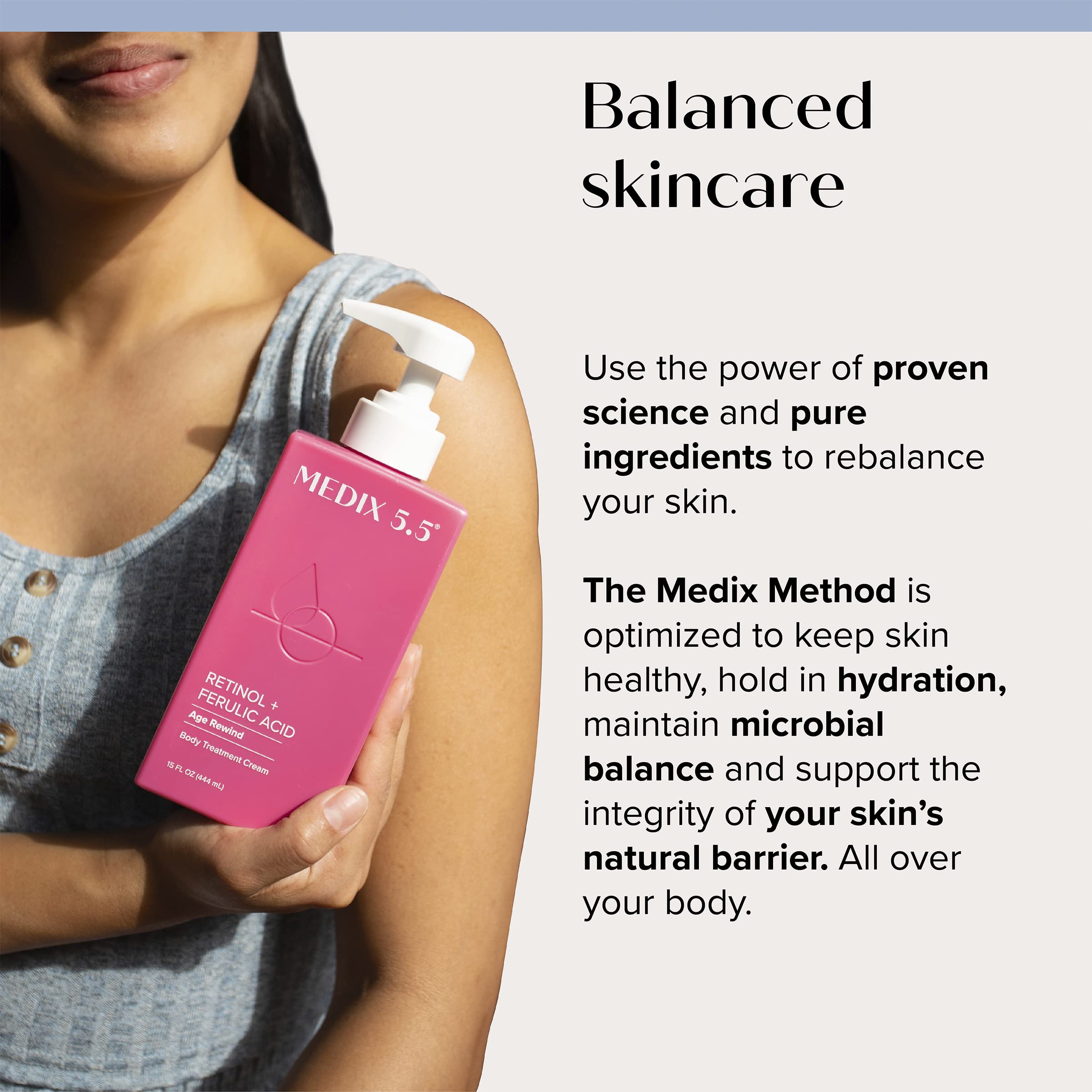 Medix 5.5 Set in a bathroom routine setup