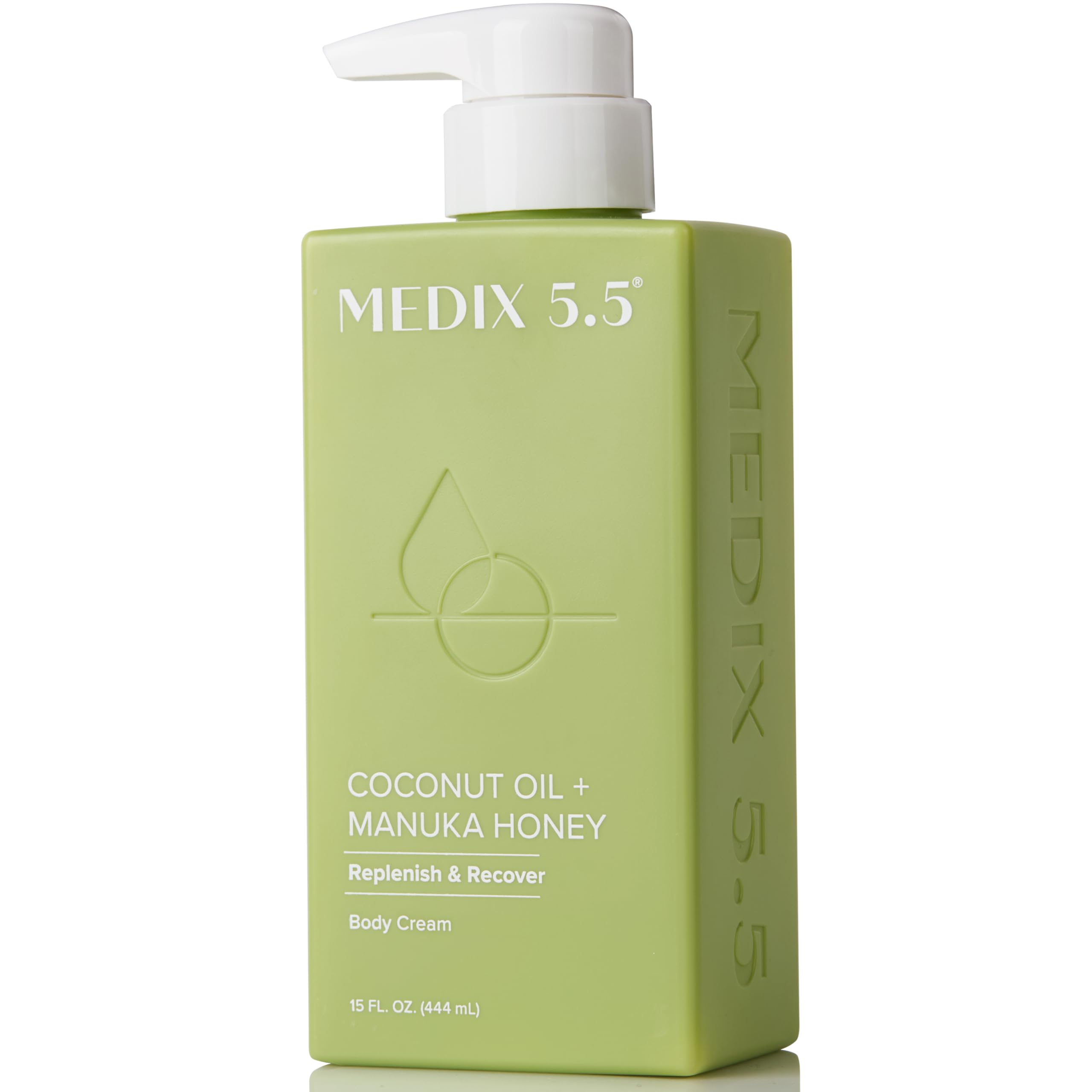 Medix 5.5 Coconut Oil + Manuka Honey Body Cream jar for deep hydration