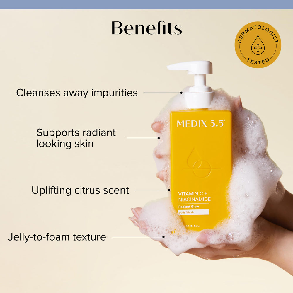 Medix 5.5 Crepey Skin Moisturizer application shows rich hydration and texture improvement.