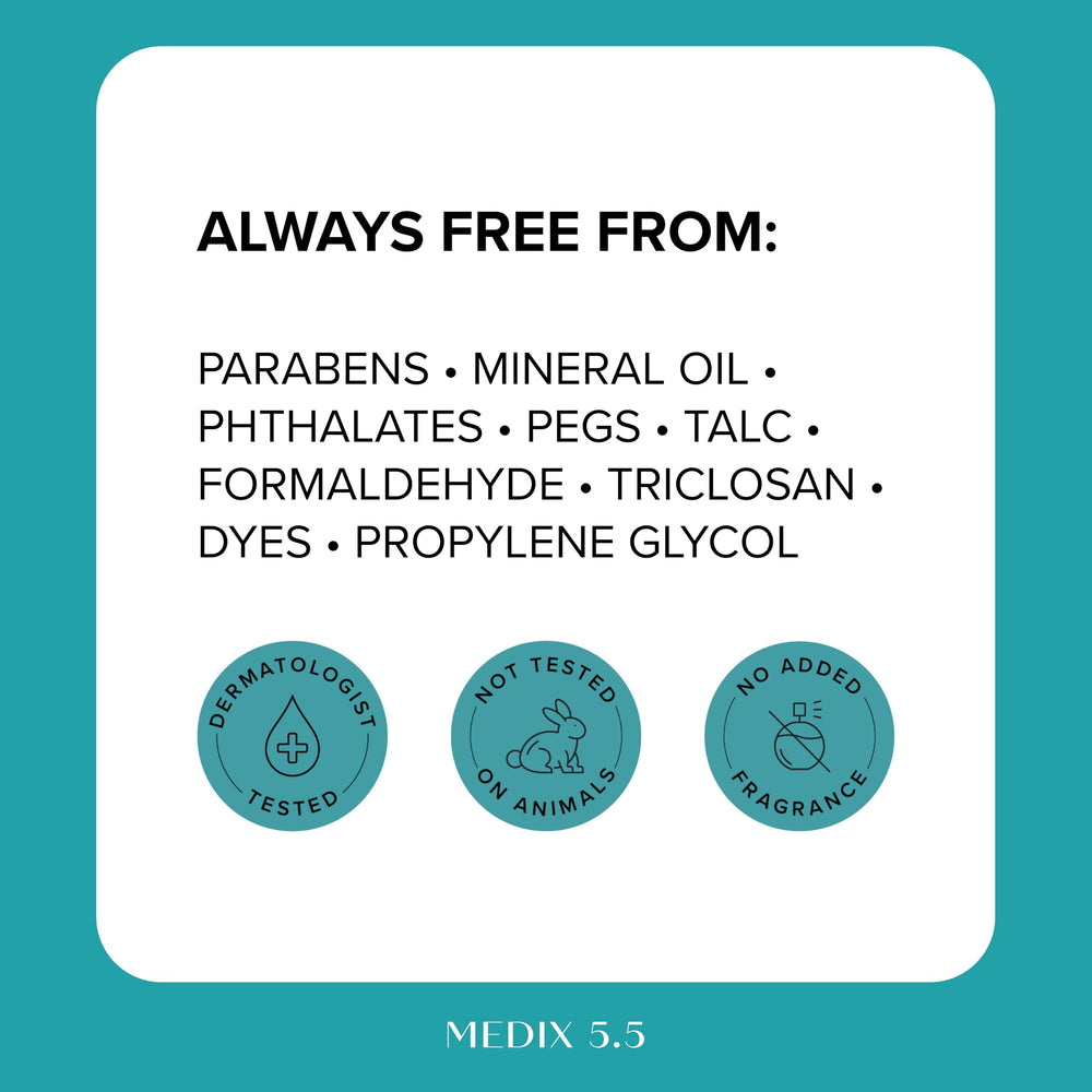 Fragrance-free dermatologist-tested label on the product box