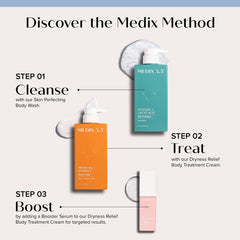 Medix 5.5 Glycolic Acid Exfoliating Wash foam closeup promoting bright smooth skin.