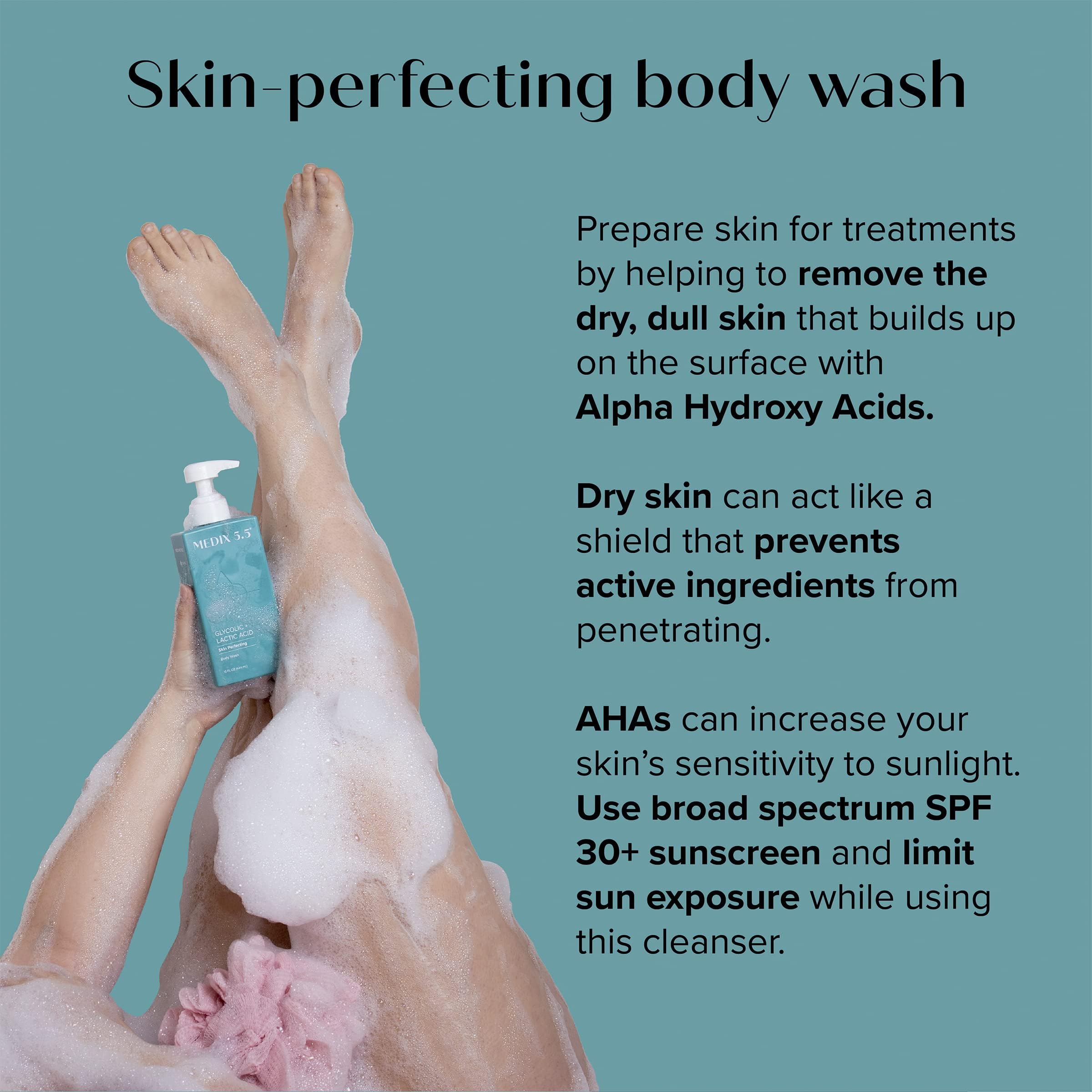 Medix 5.5 Peppermint-Eucalyptus fragrance evokes spa-like shower experience.