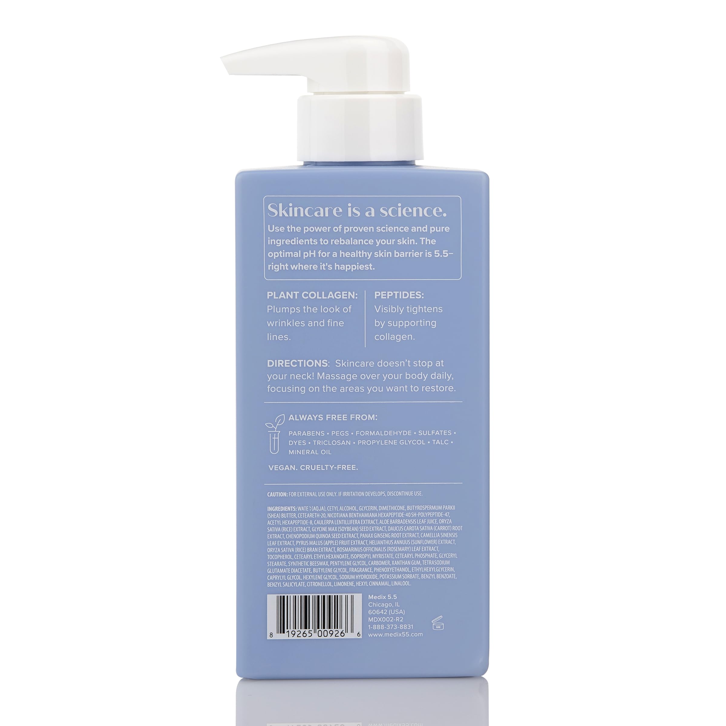 Medix 5.5 PH-balanced badge signals gentle daily use.