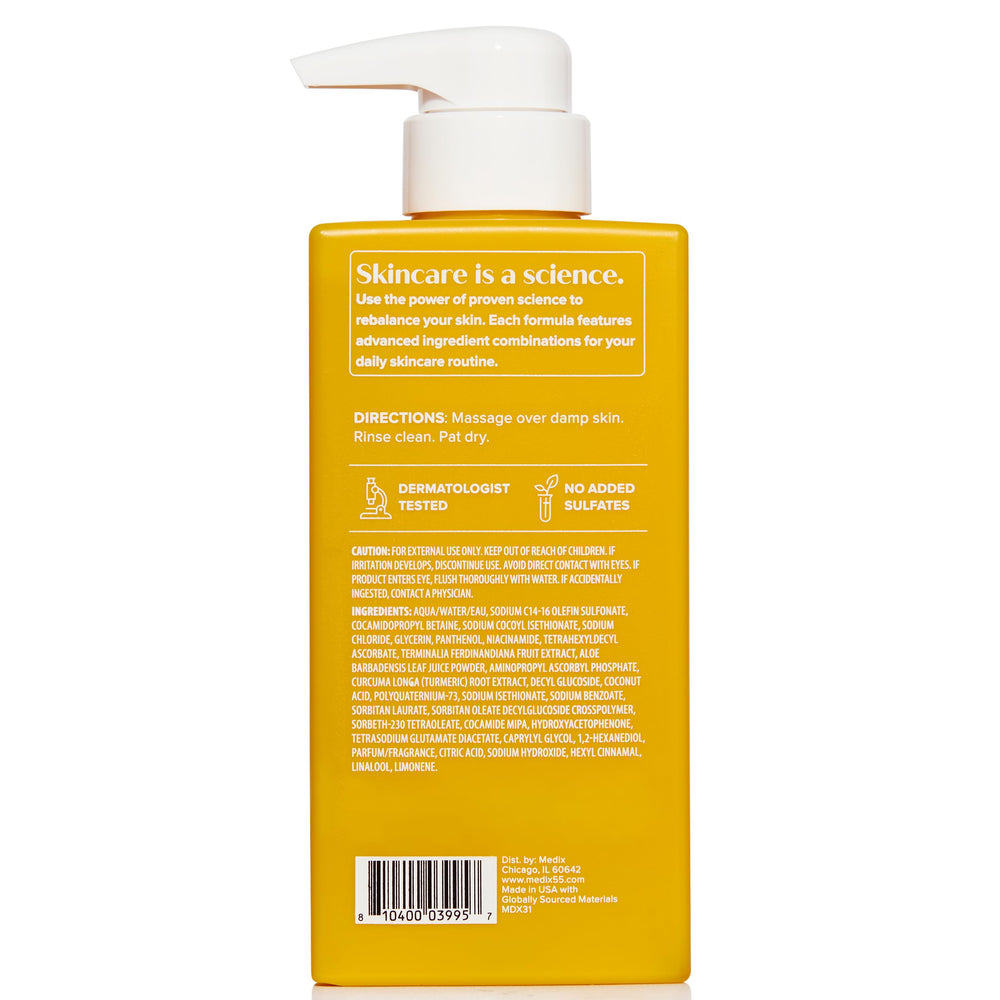 Medix 5.5 Radiant Glow may support healthier-looking skin through daily cleansing