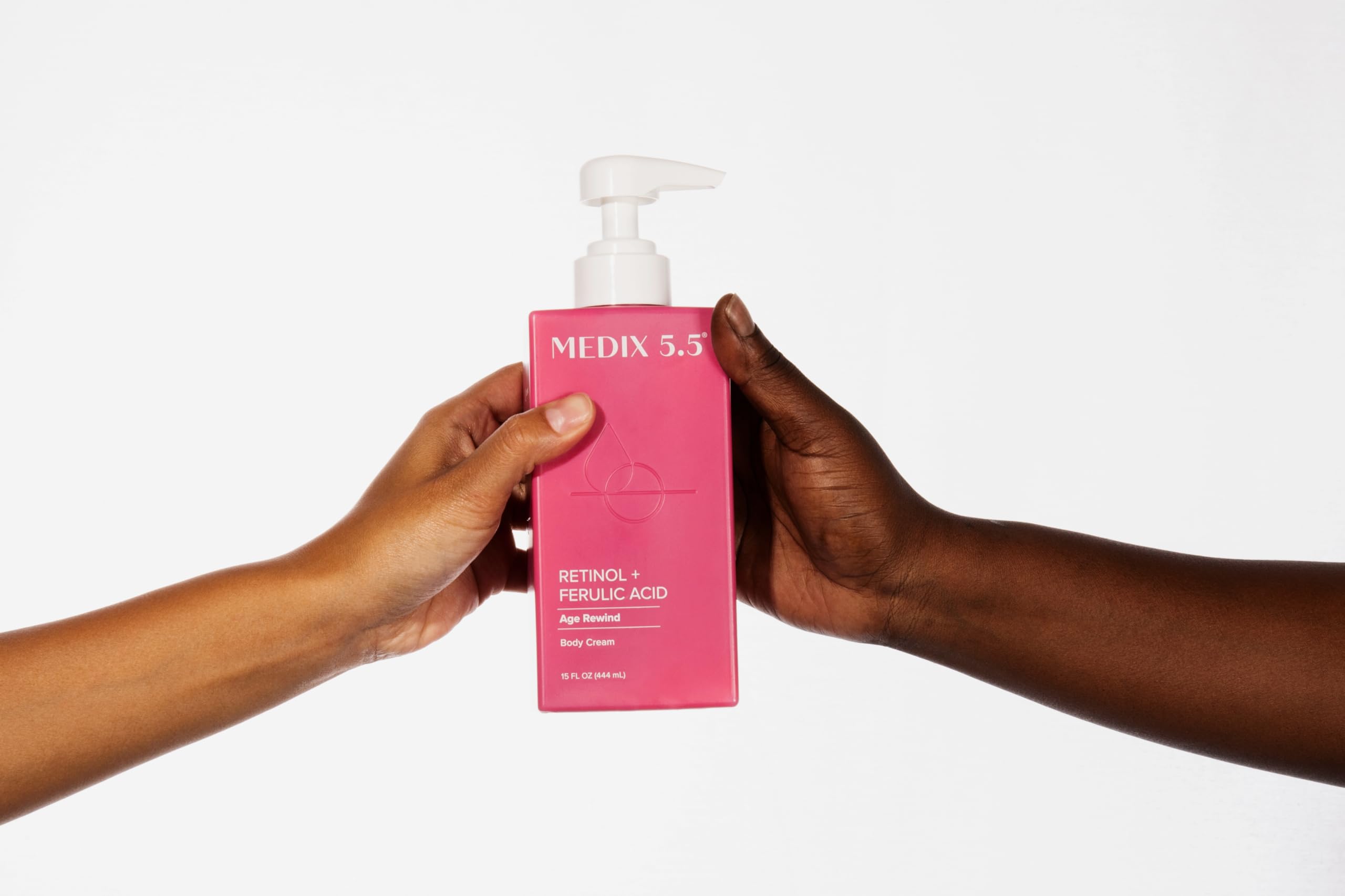 Medix 5.5 Retinol Body Lotion packaging box signaling Chicago made quality