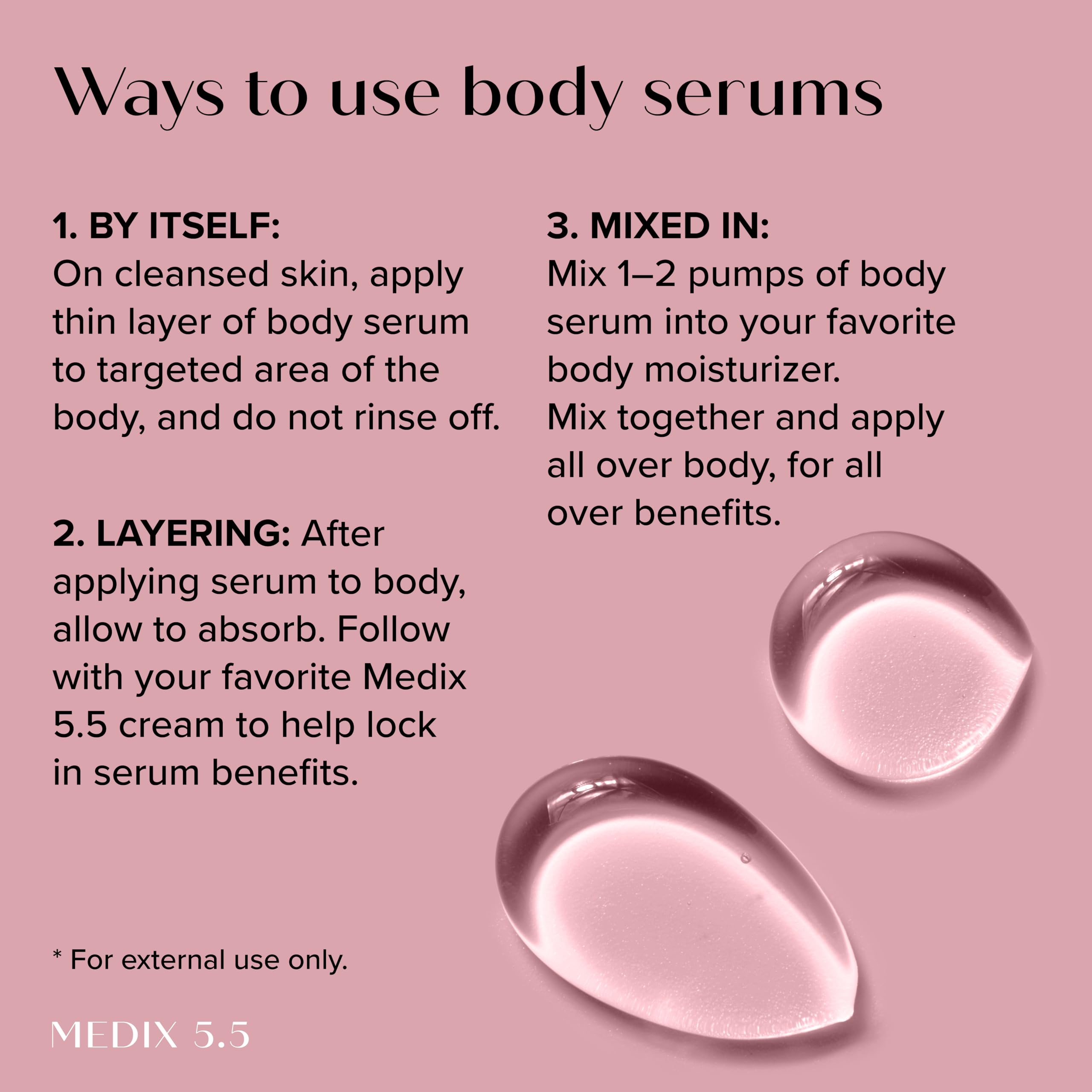Medix 5.5 vegan cruelty-free formula supports gentle, irritation-free hydration.