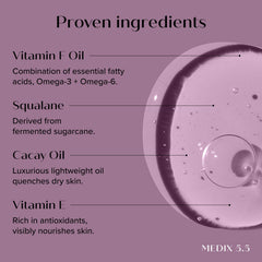Medix 5.5 Vitamin F booster droplet close-up ready for application