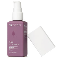 Medix 5.5 Vitamin F booster label view showing concentrated formula for skin barrier support