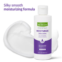 Medline Remedy Essentials unscented lotion is hypoallergenic with fragrance-free ingredients.