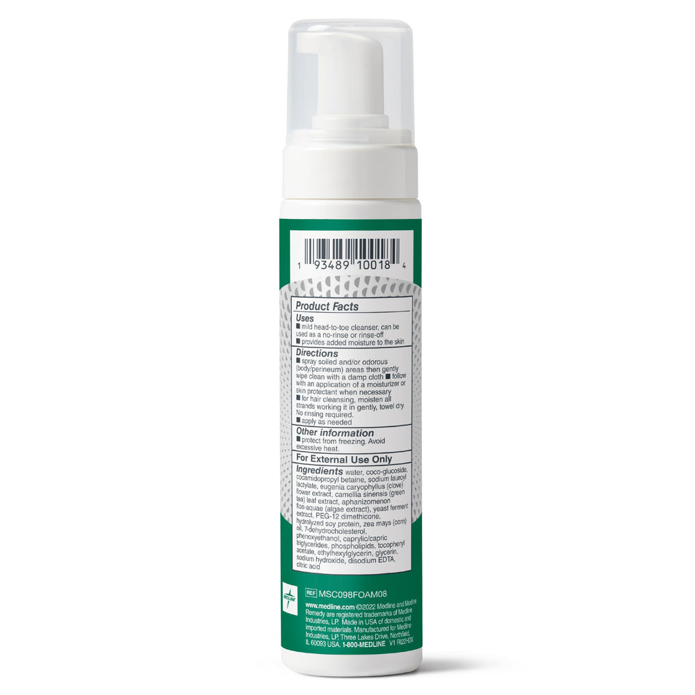 Medline Remedy 8oz package highlights compact, portable skincare solution.