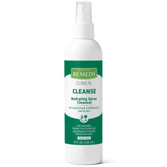 Medline Remedy Phytoplex Hydrating Spray Cleanser bottle front view for head-to-toe cleansing.