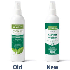 Medline Remedy Phytoplex Hydrating Spray Cleanser close-up highlighting vanilla scent.