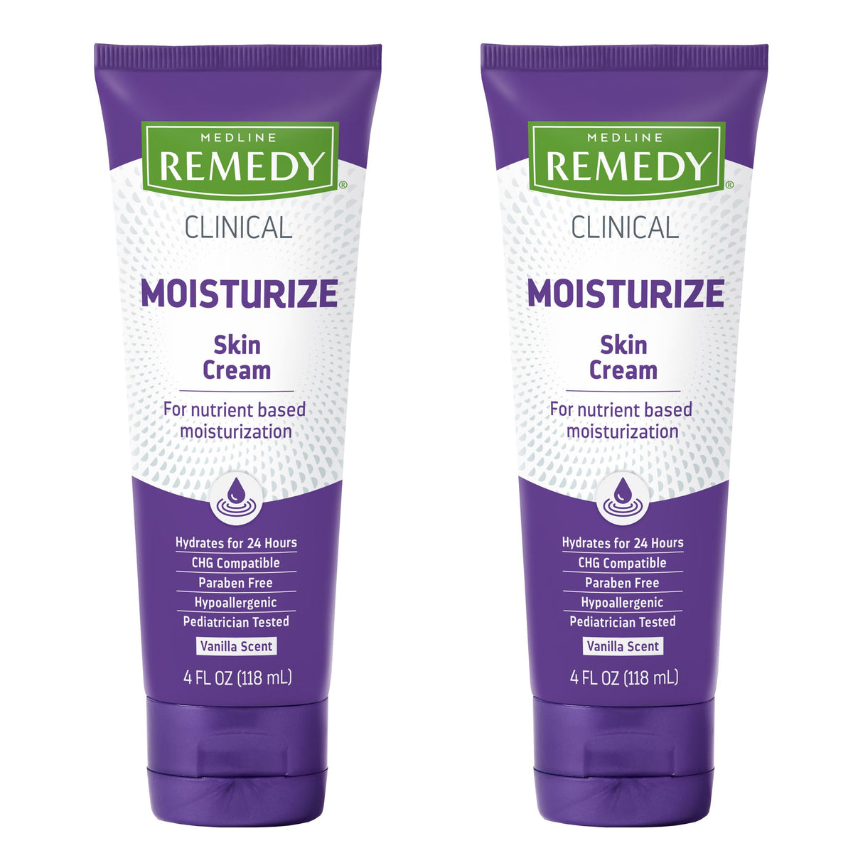 Medline Remedy Phytoplex Nourishing Skin Cream bottle front demonstrates breathable, non-greasy hydration.