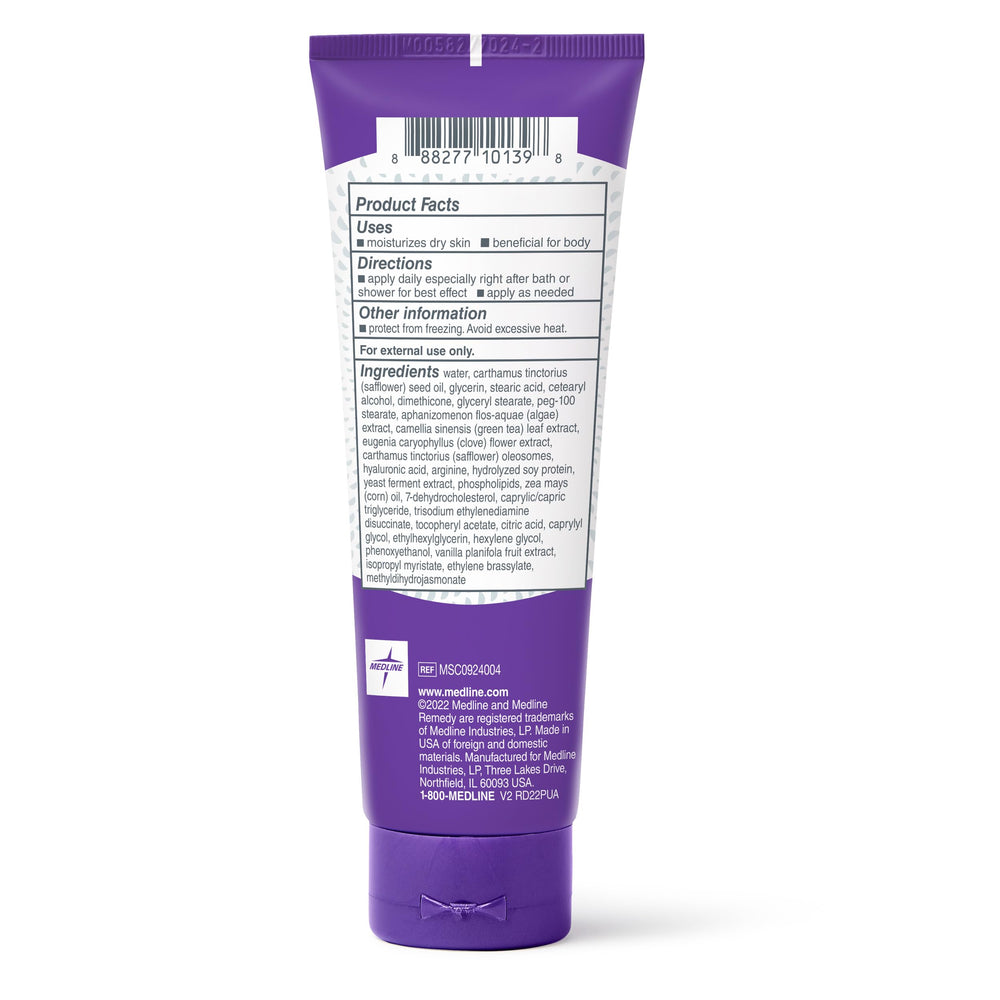 Medline Remedy Phytoplex Nourishing Skin Cream box display emphasizes gentle, breathable care.
