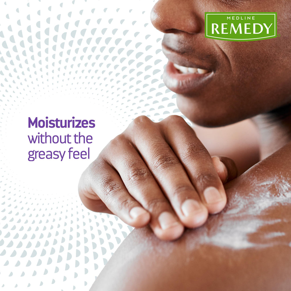 Medline Remedy Phytoplex Nourishing Skin Cream label highlights Phytoplex botanicals.