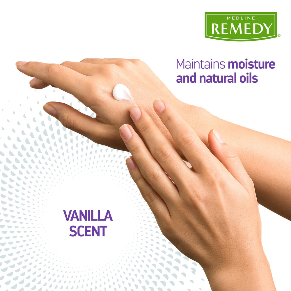 Medline Remedy Phytoplex Nourishing Skin Cream swatch reveals rich emollients.
