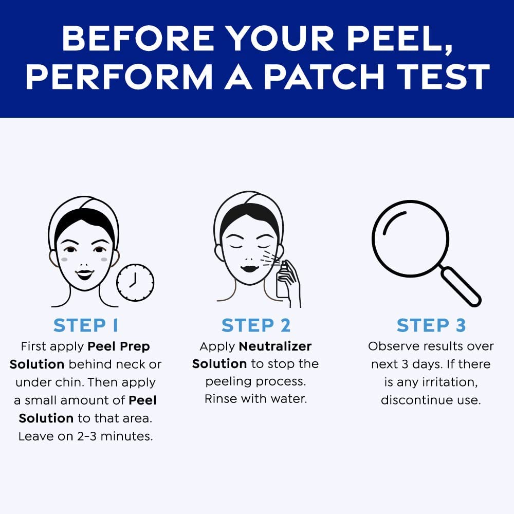 MedPeel-minimal-downtime-exfoliation: minimal downtime with mild flaking after use.