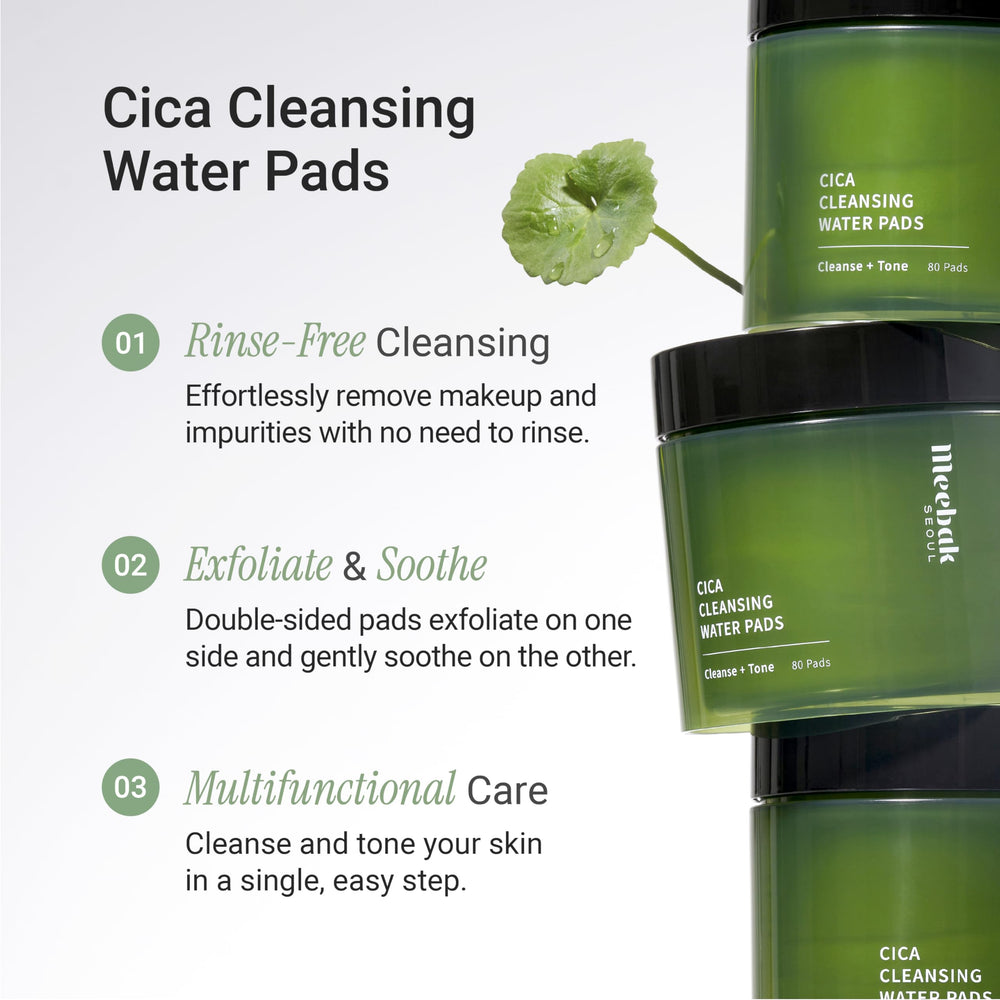 Meebak dual-use pad cleanses and preps skin as toner