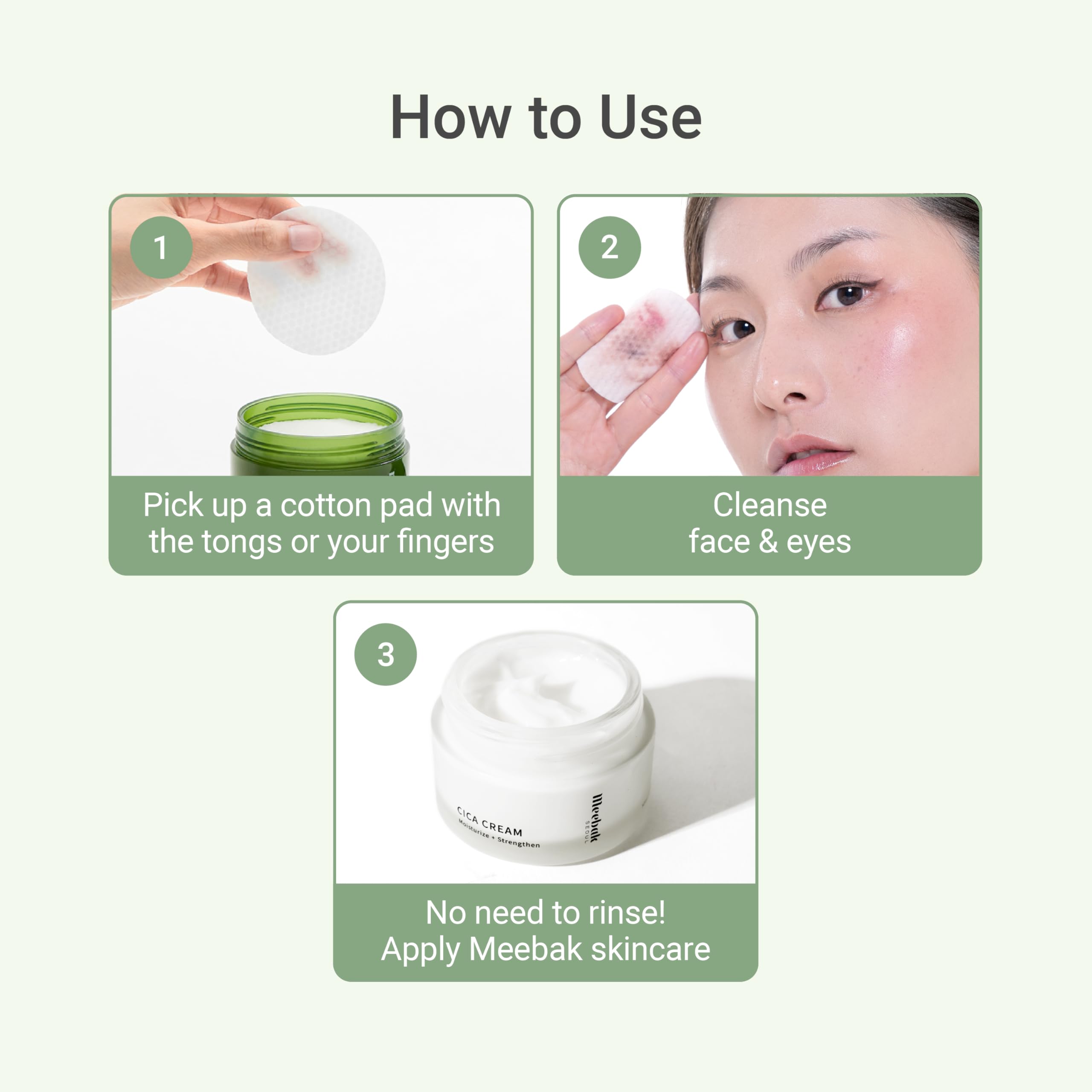 Meebak skin-balance pad helps calm and prep for makeup