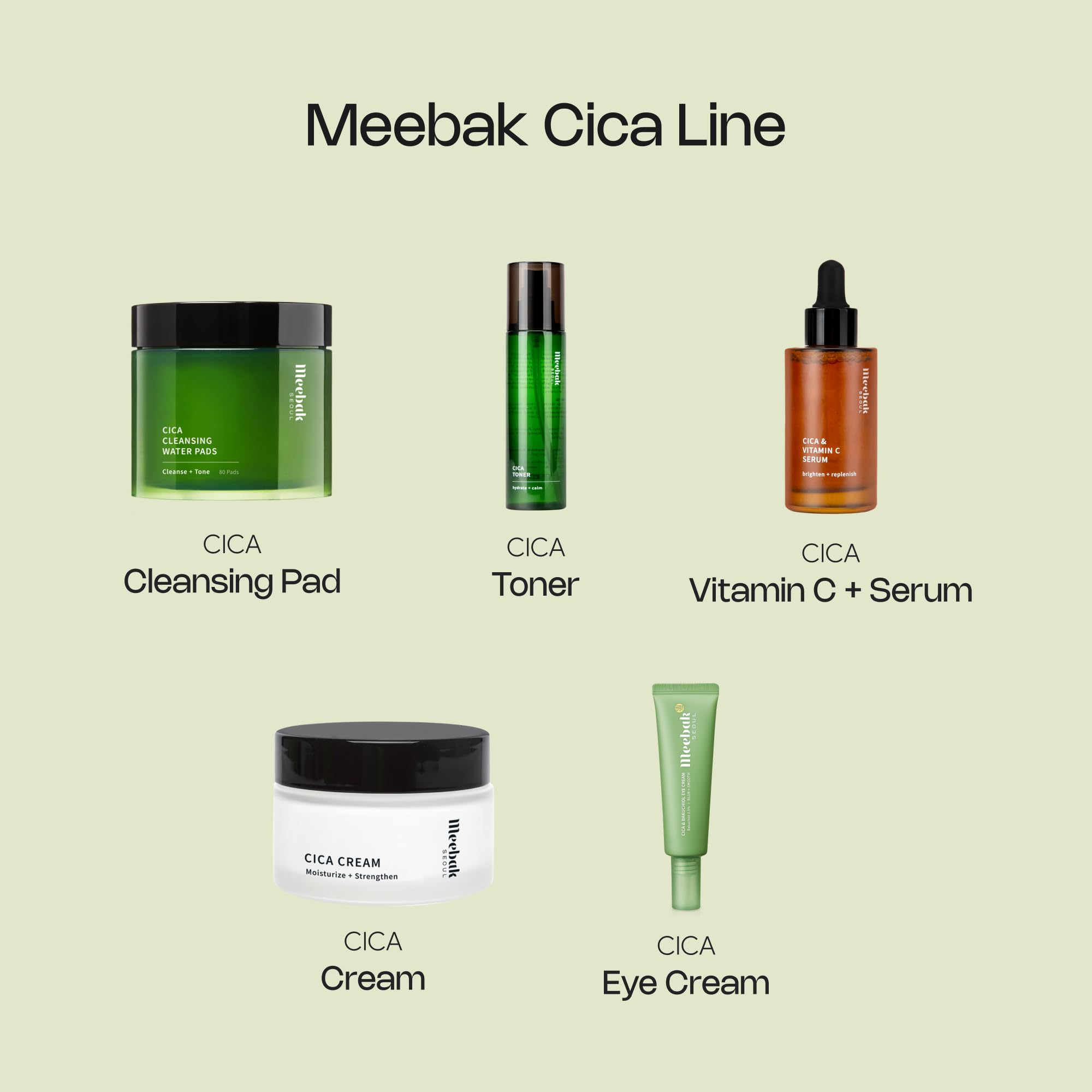 Meebak Eye Cream vegan cruelty-free badge on packaging.