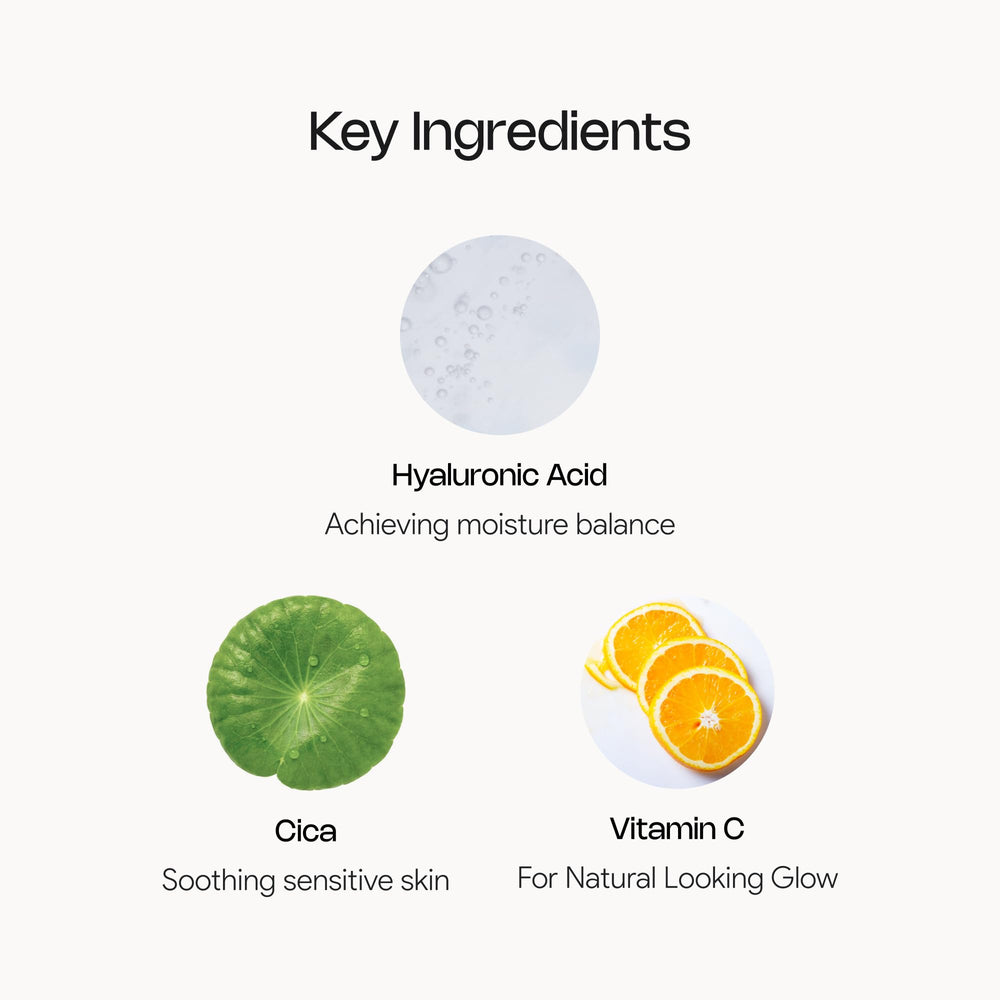 Meebak Hyaluronic Serum being applied to skin; ideal for daily hydration and glow