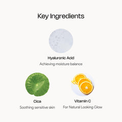 Meebak Hyaluronic Serum being applied to skin; ideal for daily hydration and glow