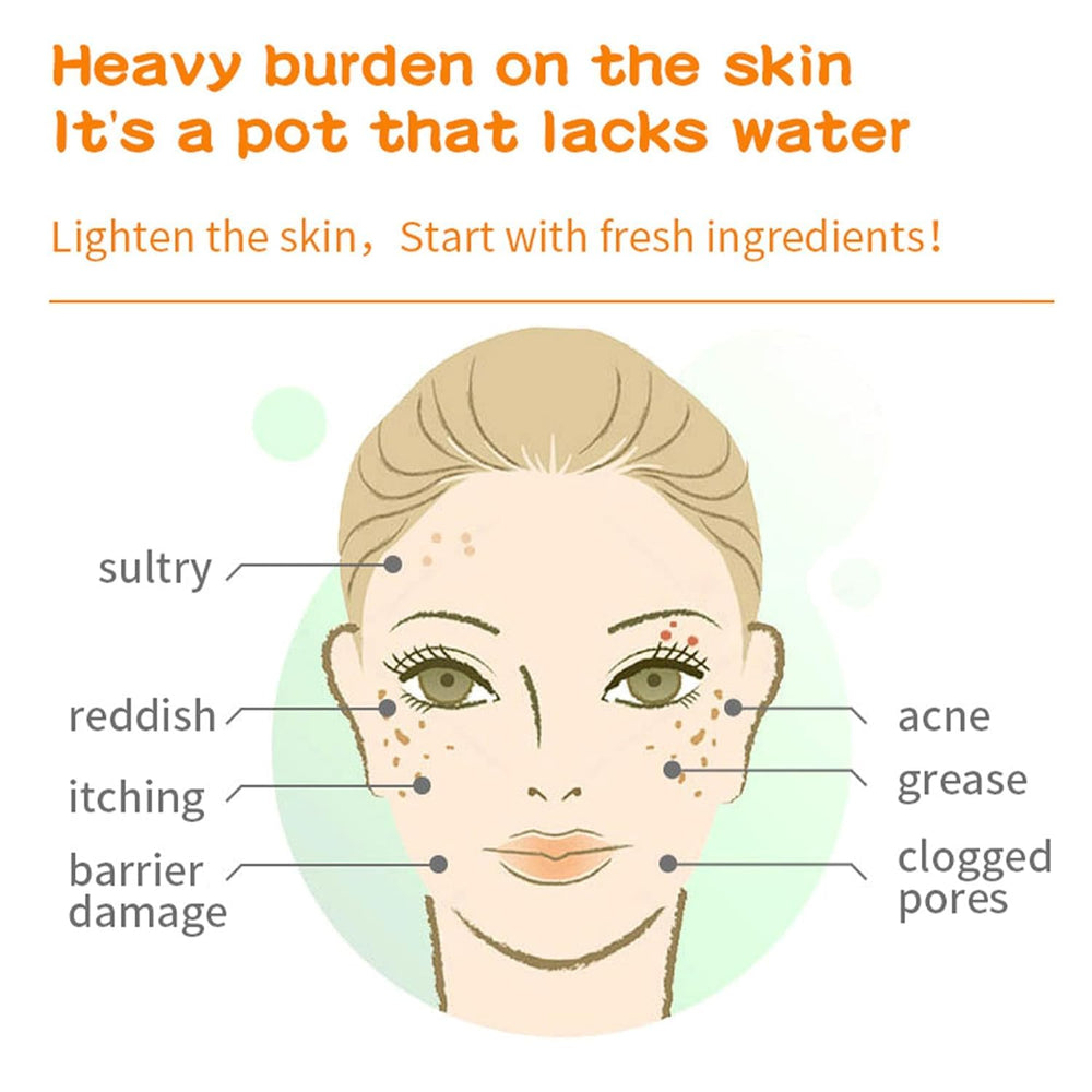 Meleell green tea scent mask offers refreshing brightness and hydration.