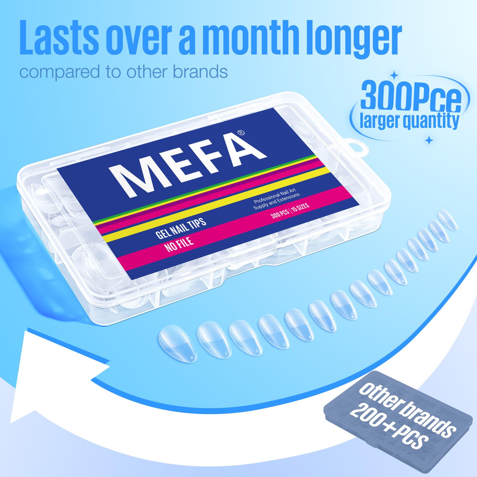 MEFA DIY-salon nail tips ideal for home manicures