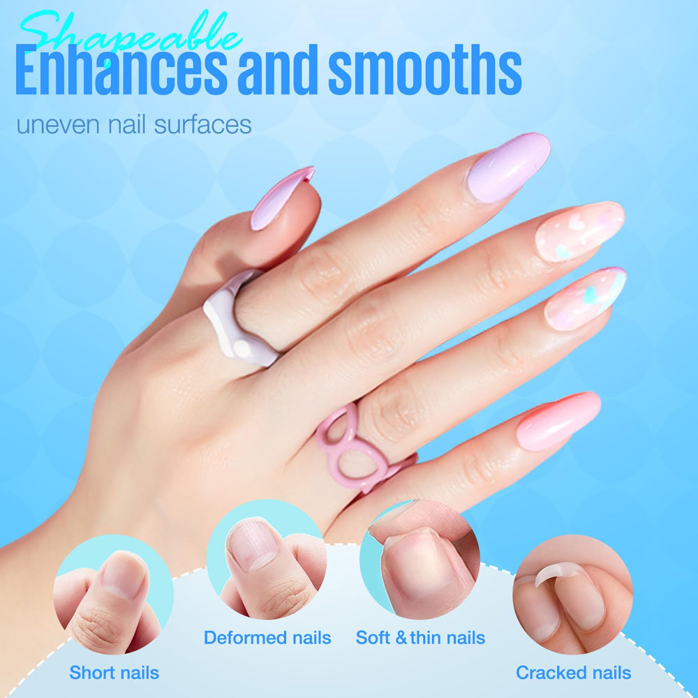 MEFA extended-wear nail tips designed for weeks of wear
