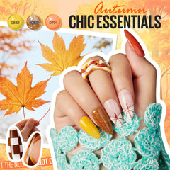MEFA Gel Polish Colors Display showing 42 shades across the palette